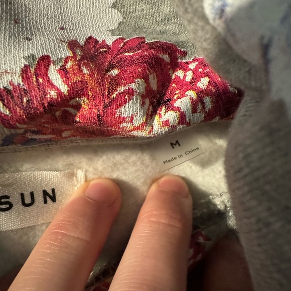 Men’s floral, Pacsun hoodie - Picture 3 of 3